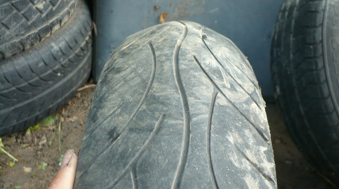 Cauciuc Fata Dunlop si Pirelli 120 70 14