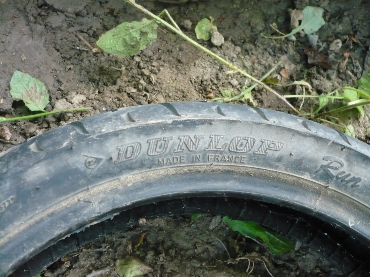 Cauciuc Fata Dunlop si Pirelli 120 70 14