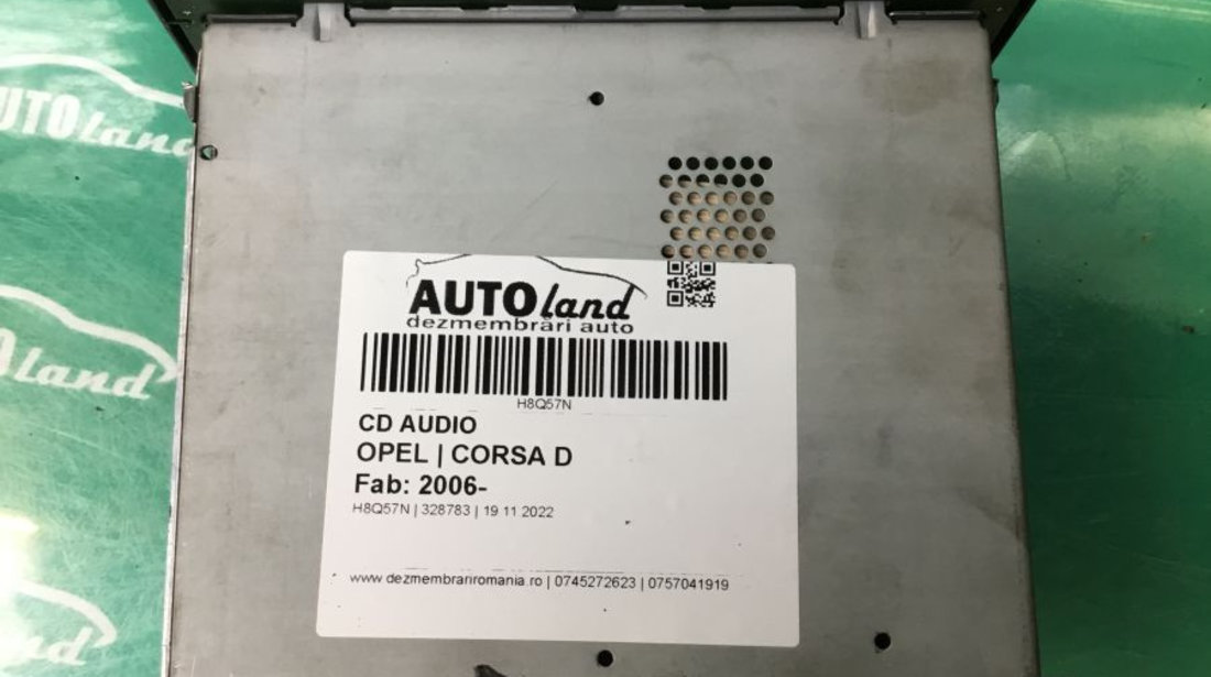 Cd Audio 13257028 Opel CORSA D 2006