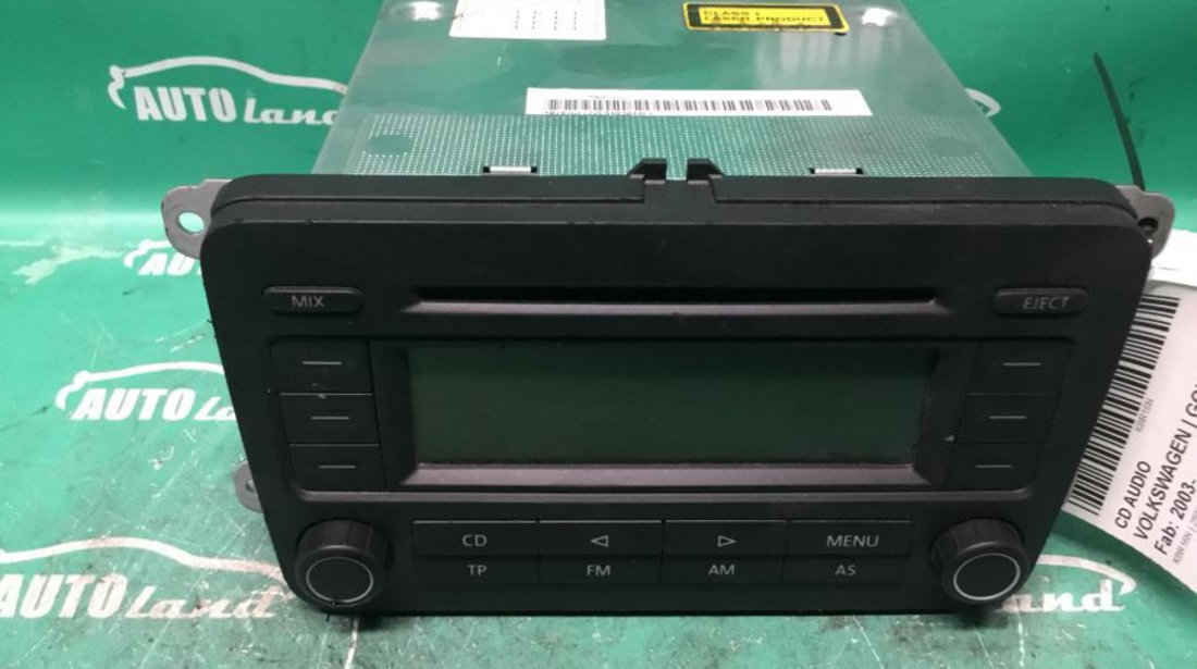 Cd Audio 1k0035186l Volkswagen GOLF V 1K1 2003