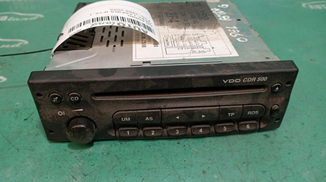 Cd Audio 24469302 Opel ZAFIRA F75 1999-2005