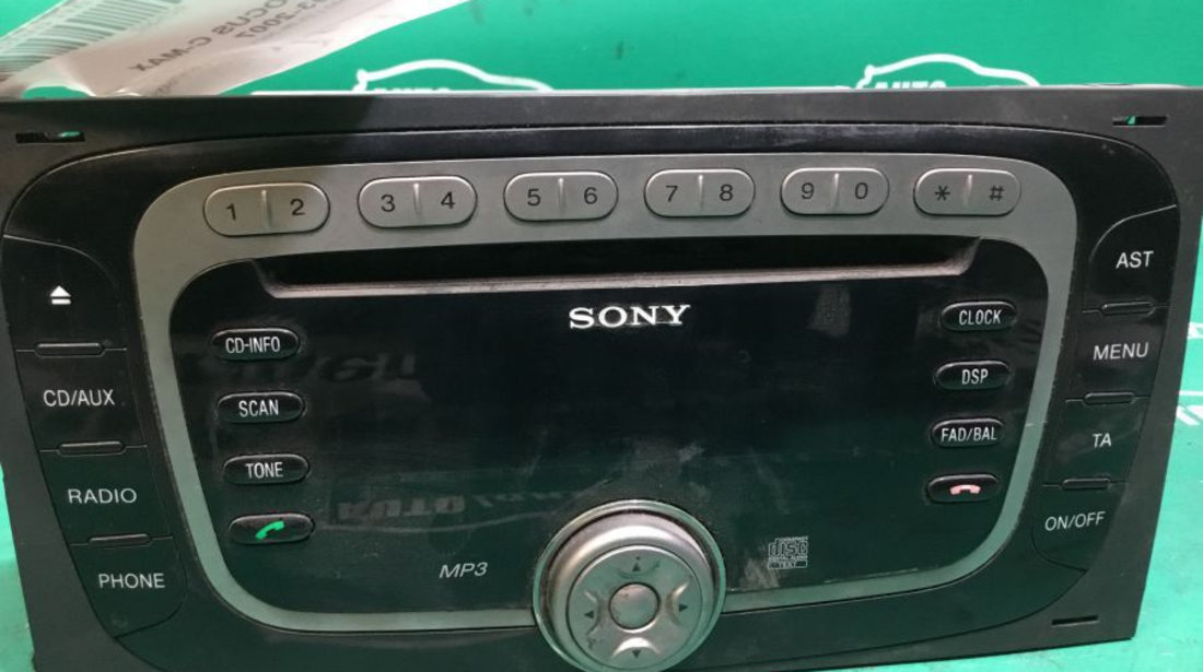 Cd Audio 7m5t18c939ae Sony Ford FOCUS C-MAX 2003-2007