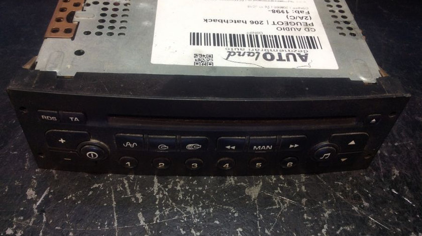 Cd Audio 95148941xt Peugeot 206 hatchback 2A/C 1998