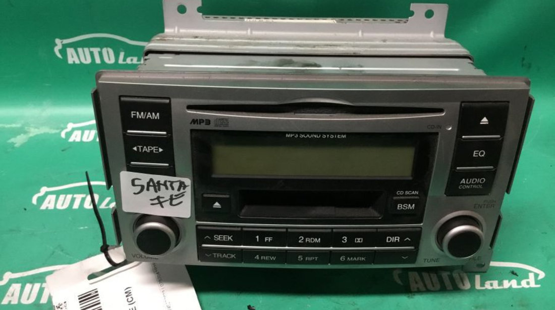 Cd Audio 961002b170 Cd si Caseta Hyundai SANTA FE CM 2006