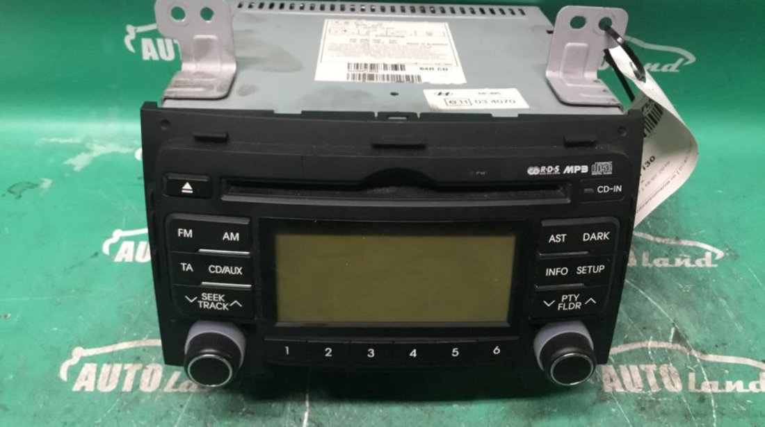 Cd Audio 961602l200 Mp3 Hyundai i30 2007