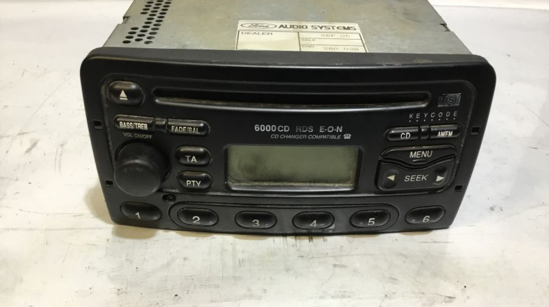 Cd Audio 98ap18c815ac Ford FOCUS DAW,DBW 2001-2007