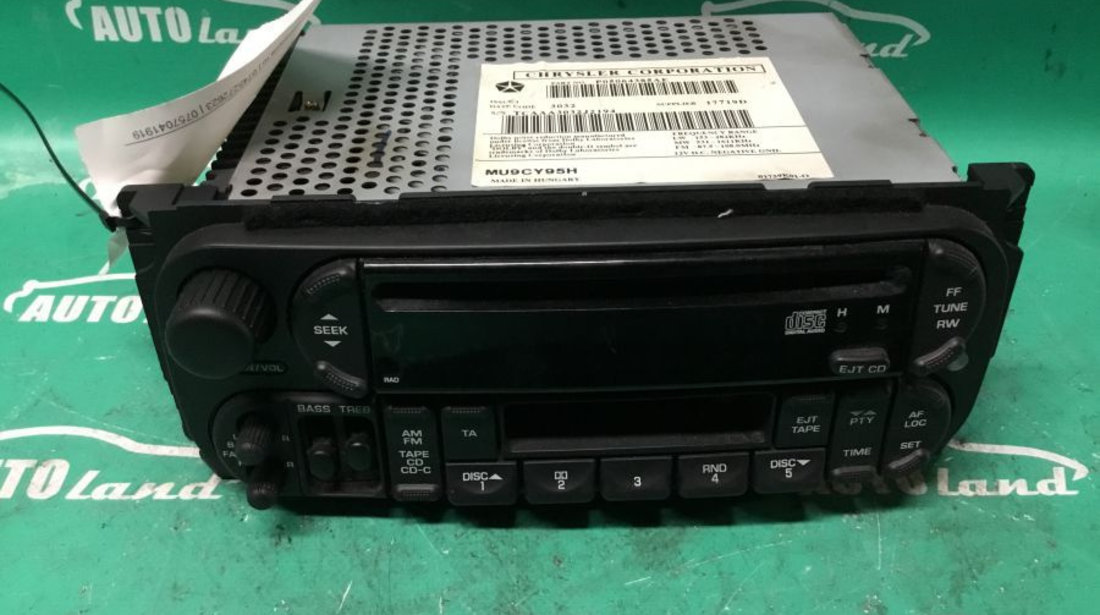 Cd Audio P05064385ae Chrysler VOYAGER III RG 2000