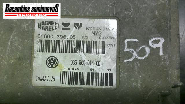 CD MAGNETI MARELLI SEAT IBIZA 036 906 014 CD / 036906014CD / 61600.396.05 / 61600 396 05 / 6160039605 / IAW4AV V6 / IAW4AVV6036 906 014 CD / 036906014CD / 61600.396.05 / 61600 396 05 / 6160039605 / IAW4AV V6 / IAW4AVV6