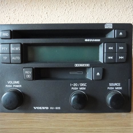 Cd player 2 din oem volvo hu605