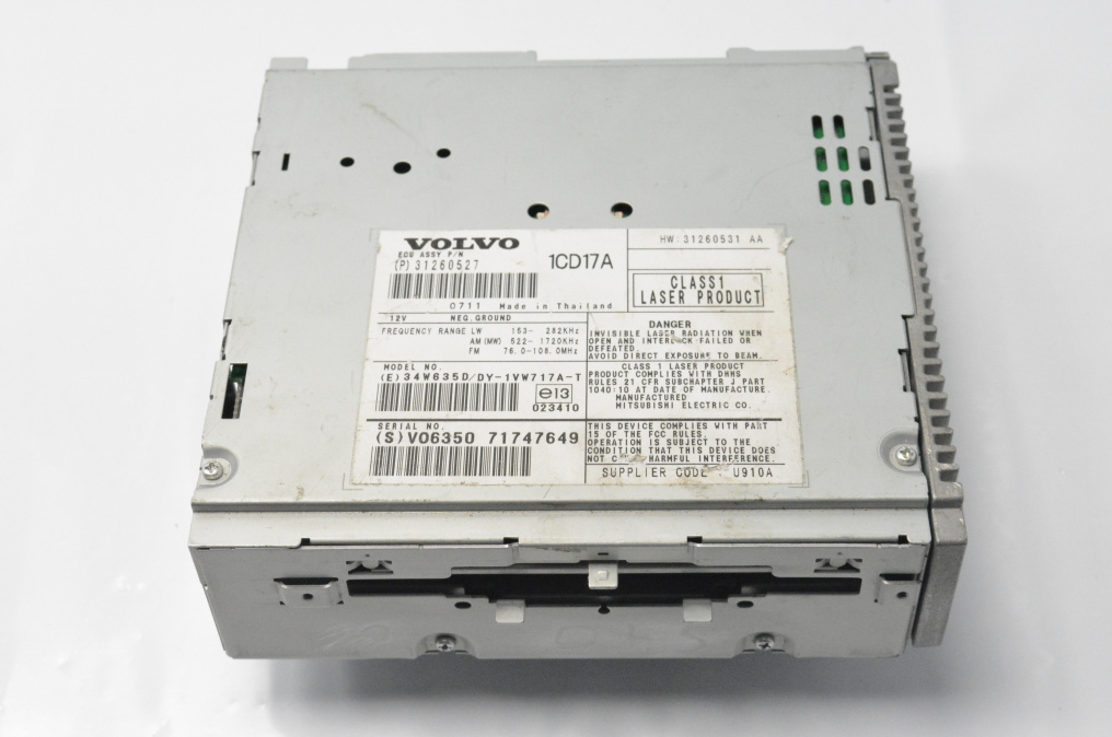 CD Player 31260527 Volvo V50 an fab. 2004 - 2012