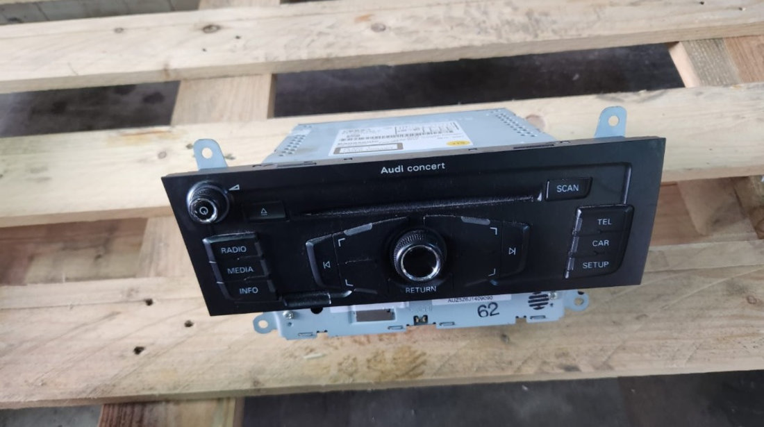 Cd Player Audi A4 B8 1.8 TFSI combi an de fabricatie 2011 Cod : 8T1035186P