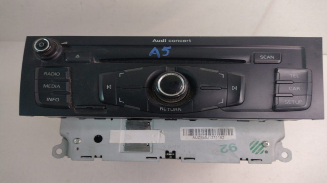 CD player Audi A5 cod 8T2035186 Audi A5