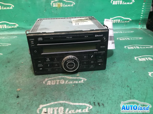 Cd Player Auto 28184jd45a Bluetooth Nissan QASHQAI J10,JJ10 2007