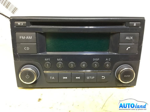 Cd Player Auto 28185bh30d Nissan QASHQAI J10,JJ10 2007