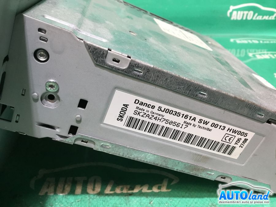 Cd Player Auto 5j0035161a Skoda FABIA 2006