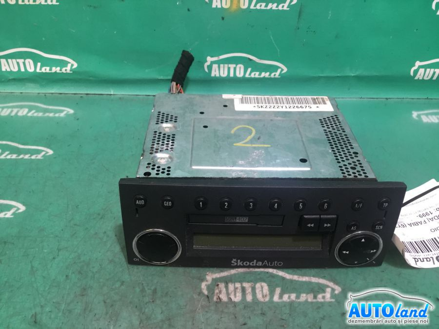 Cd Player Auto 6y0035160 Cu Caseta Skoda FABIA 6Y2 1999