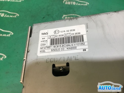 Cd Player Auto 7m5t18c815bc 2010,cu 6000 Cd Ford FOCUS II DA 2008