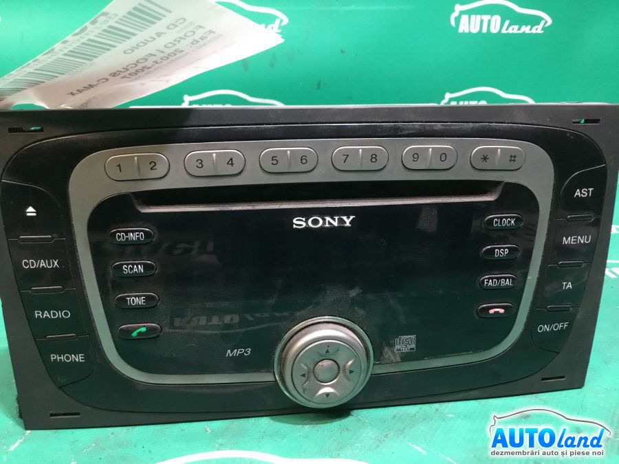 Cd Player Auto 7m5t18c939ae Sony Ford FOCUS C-MAX 2003-2007