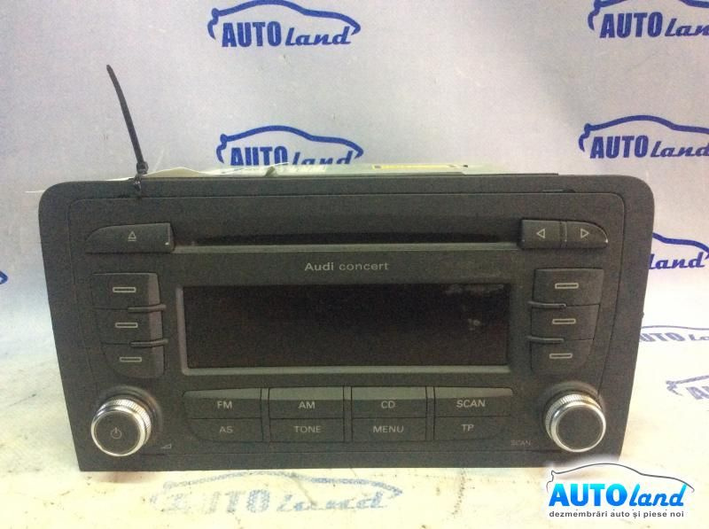 Cd Player Auto 8p0035186g Concert Mp3 Audi A3 8P 2003