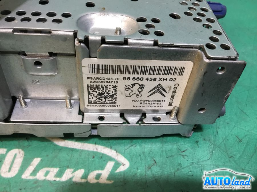 Cd Player Auto 96660458xh Peugeot 308 4A ,4C 2007