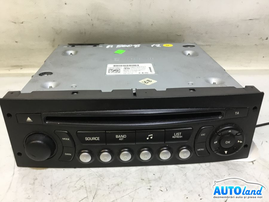 Cd Player Auto 98016072xt Peugeot 5008 2009