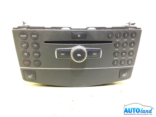 Cd Player Auto A2049069801 Mercedes-Benz C-CLASS W204 2007