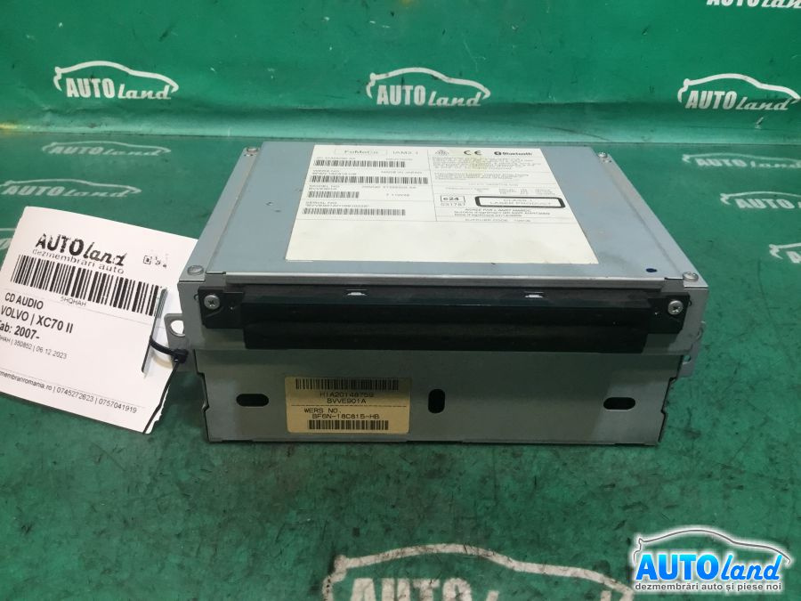 Cd Player Auto Bf6n18c815hb Volvo XC70 II 2007