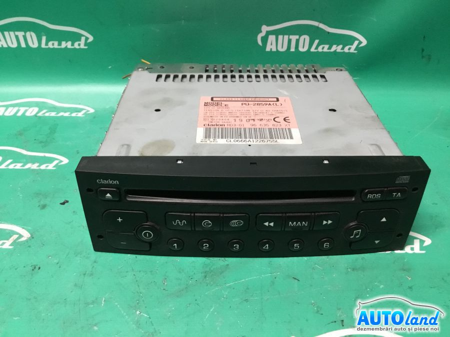 Cd Player Auto Cl0666a1226755l Model Plus Peugeot 206 hatchback 2A/C 1998
