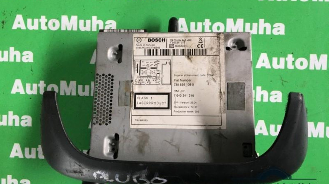 Cd player auto Fiat Fiorino (2008->) [225] 7355361090