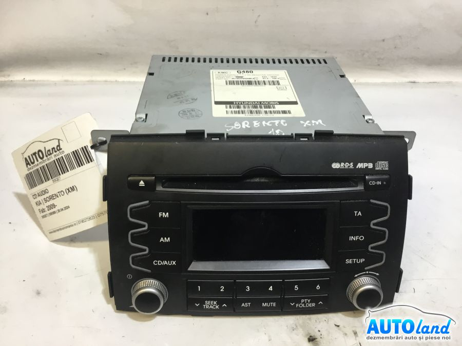 Cd Player Auto Kia SORENTO XM 2009