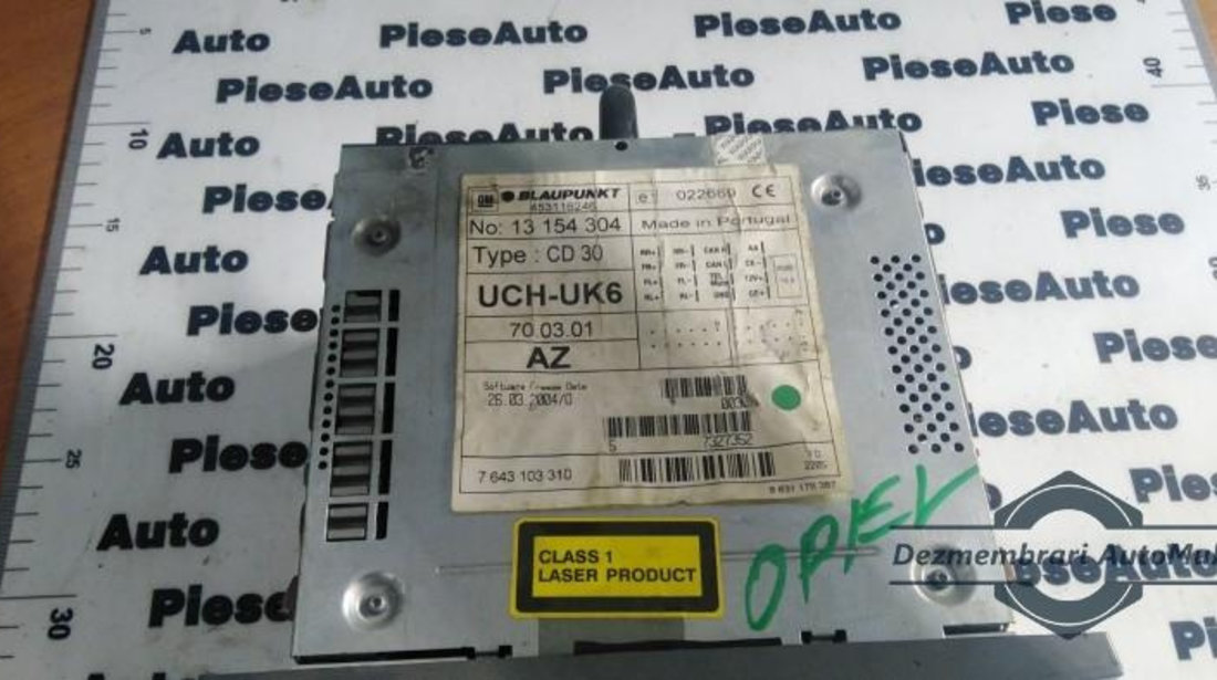 Cd player auto Opel Astra H (2004-2009) 13154304