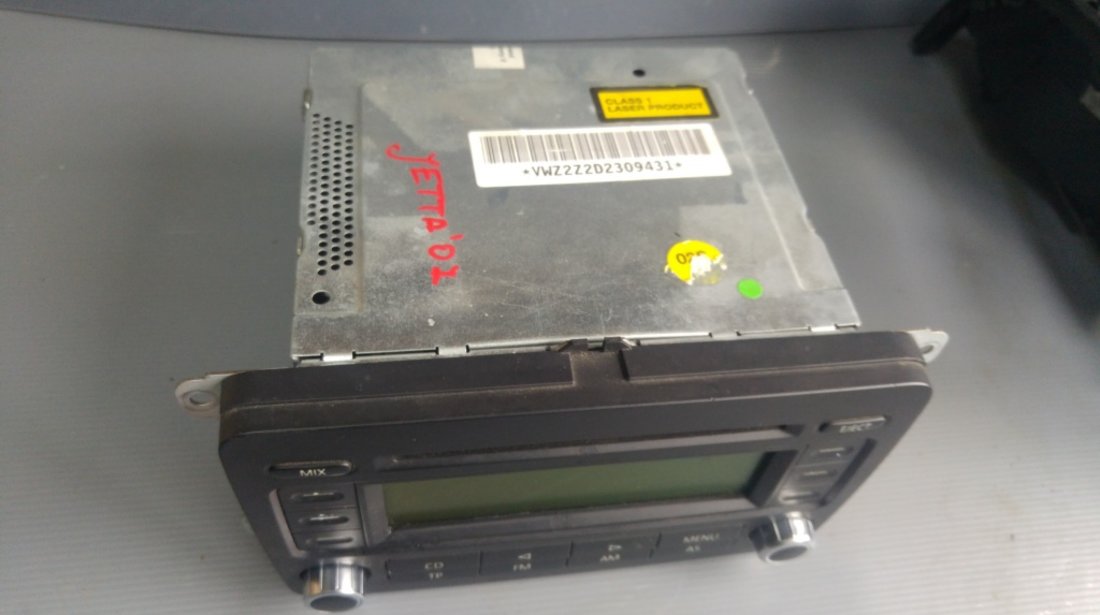 Cd player auto vw jetta 2007 vwz2z2d2309431