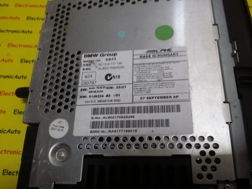 CD Player BMW, 65129177199, AL900170825295, 9149224
