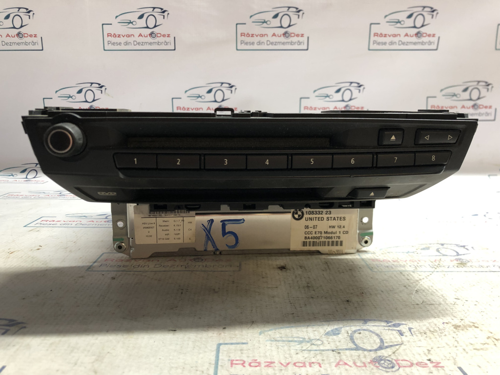 CD Player BMW X5 2007, 9159047