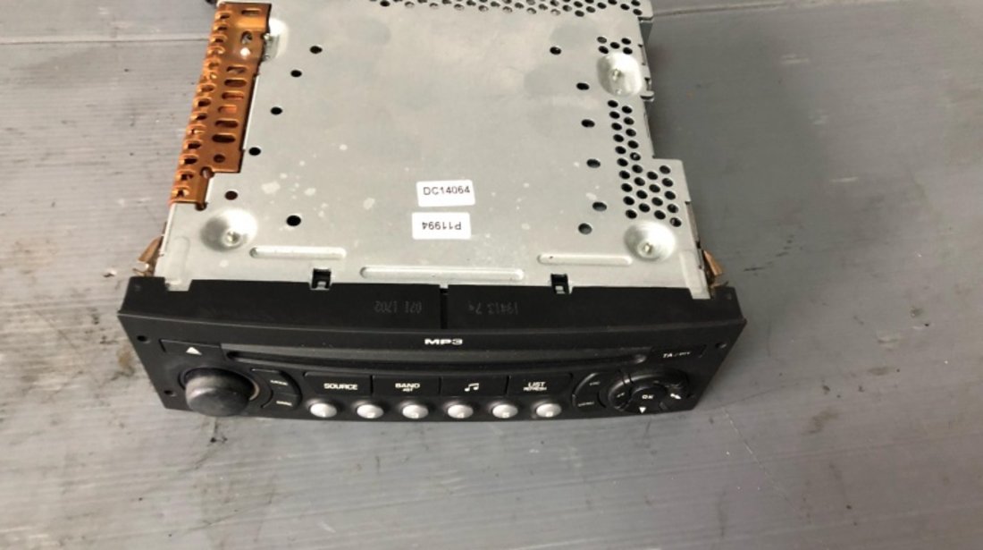 Cd player cu mp3 peugeot 207 96633422