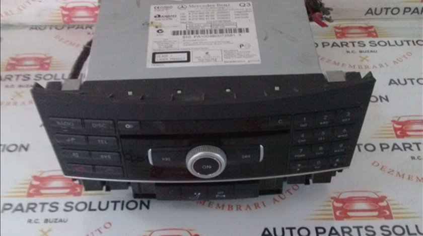 CD Player MERCEDES BENZ E CLASS (W212) 2009-2014