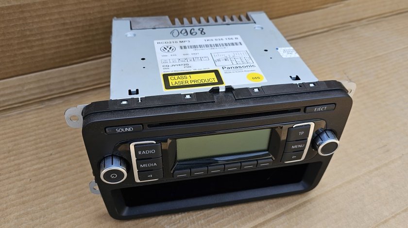 Cd-Player Mp3 RCD210 Vw Tiguan / Touran / Golf 6 / Polo 6R / Passat B7 2010 2011 2012 2013 2014