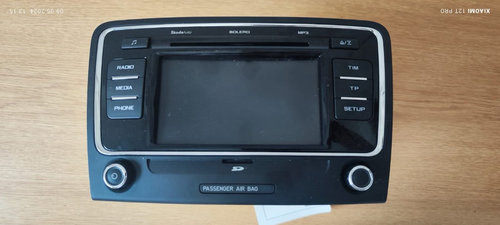 CD player Mp3 Skoda Superb 2.0TDI cod motor CFF an 2013 cod 3T0035156F