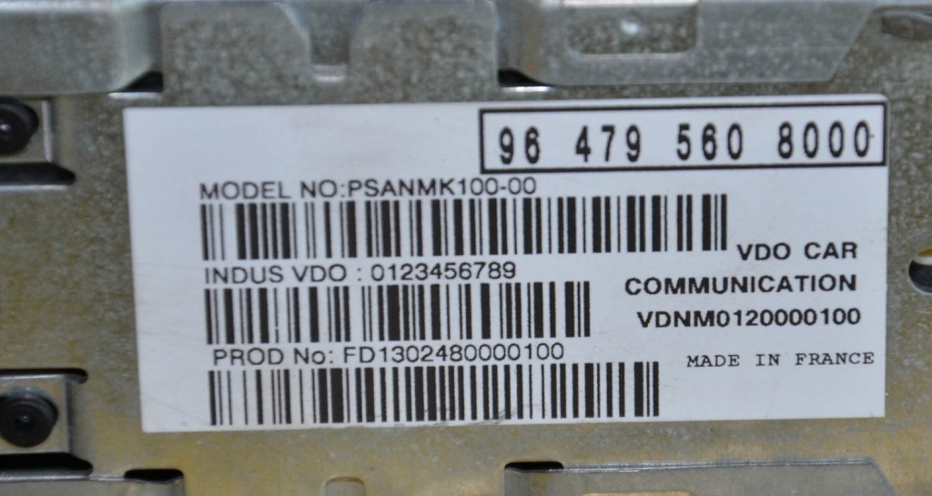 CD Player Navigatie Peugeot 607 Citroen C5 964795608000
