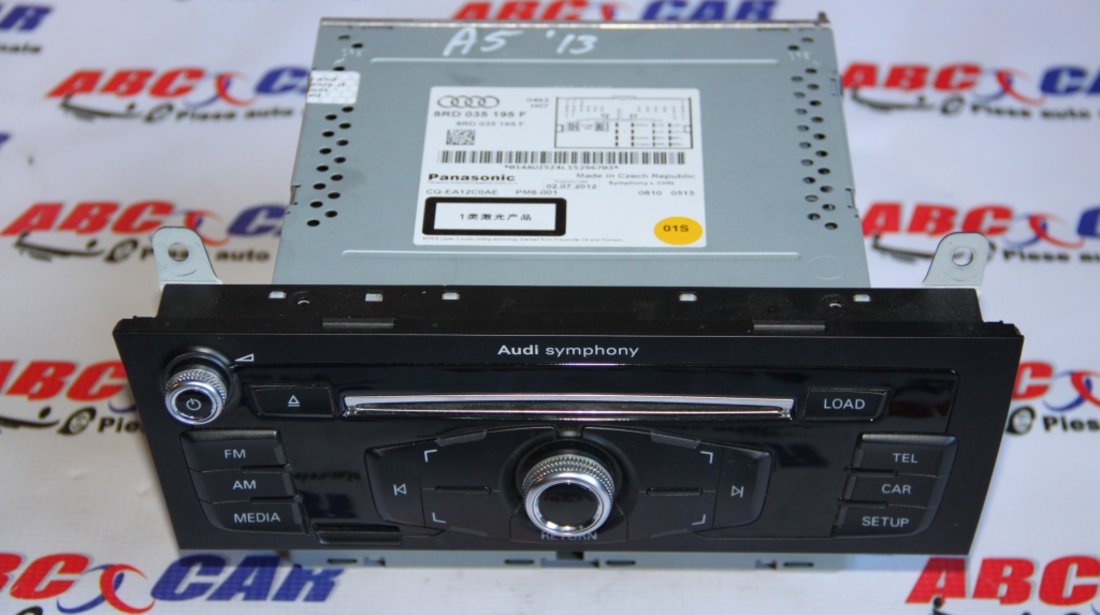 CD player radio Audi A5 8F Cabrio cod: 8RD035195F model 2012