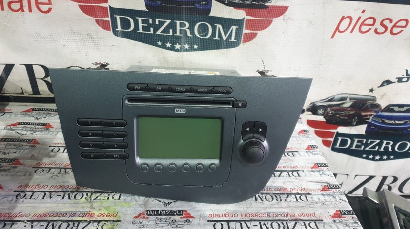 CD-Player (Radio / MP3) Seat Leon 1P cod piesa : 1P1035186B