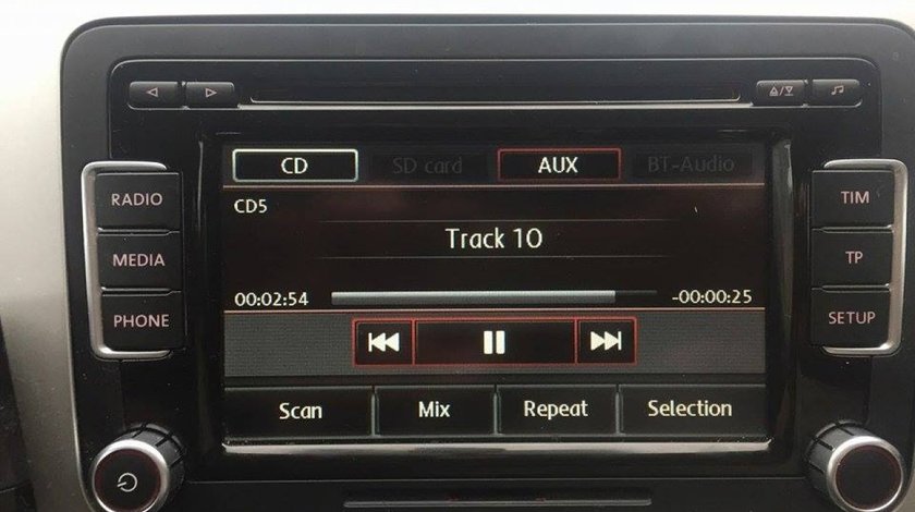 Cd-player rcd 510 3c8035195 vw passat cc