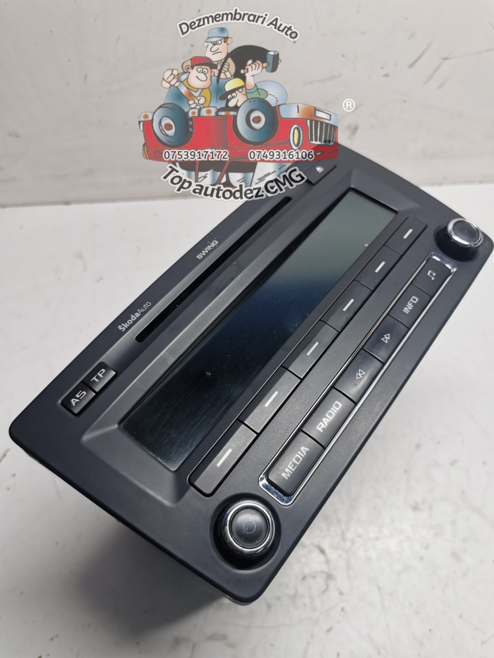 CD player Skoda Octavia 2 facelift 1Z0035212C radio cd mp3 casetofon