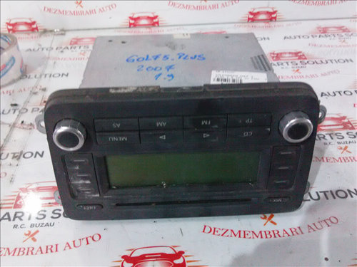 CD player VOLKSWAGEN GOLF 5 PLUS 1.9 TDI an fabr. 2007