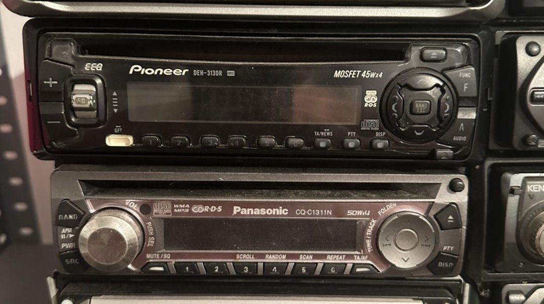 CD-Playere auto JVC, SONY, Pioneer, Panasonic, Kenwood, Blaupunkt.