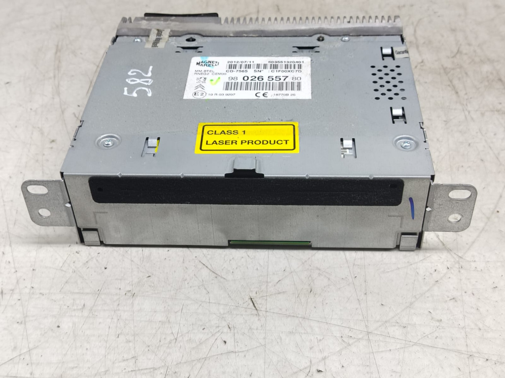 Cd radio player 9802655780 Peugeot 508 [2010 - 2014] 2.0 hdi + hybrid RHC RH02
