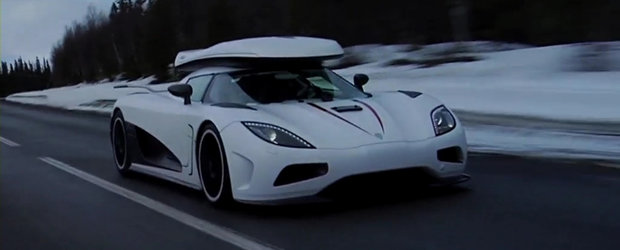 Ce-ai zice de un video cu Koenigsegg Agera R si al sau suport pentru schiuri?