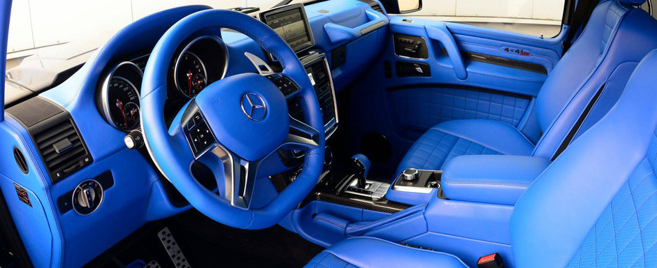 Ce Mercedes modificat de Brabus a primit acest interior indraznet