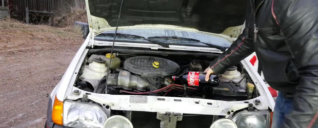 Ce se intampla daca folosesti Coca-Cola in loc de ulei la un motor de masina?