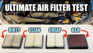 Ce se intampla daca montezi pe masina un filtru de aer sport? VIDEO cu cel mai tare experiment de pe internet